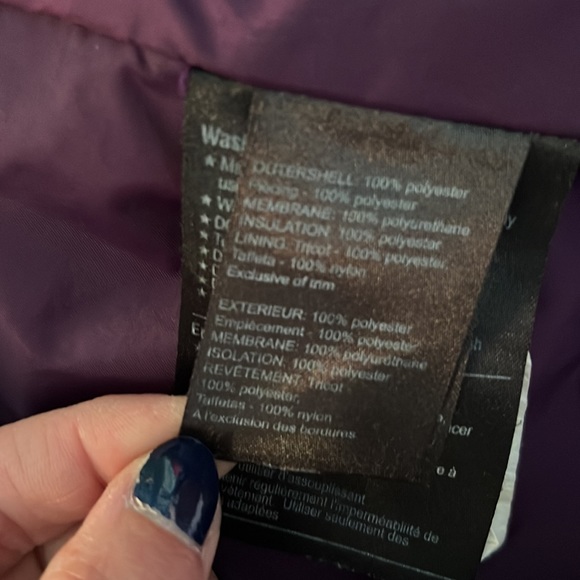 Burton Dry Ride Purple and Green Ski Coat - Picture 13 of 14